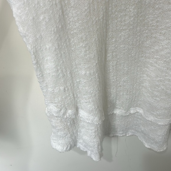 FP WE THE FREE Ocean Air Hacci Pullover Knit Sweater Ivory/White Size Small - Picture 13 of 16